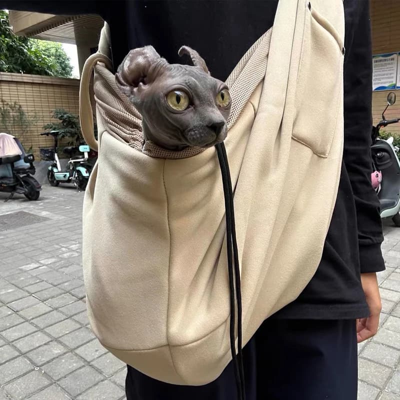 Borse da trasporto per gatti all'aperto per gatti che camminano in sella Prodotti da viaggio per animali domestici Sphynx Devon Katten mascotas Zaino da trasporto Fornitore di gatti