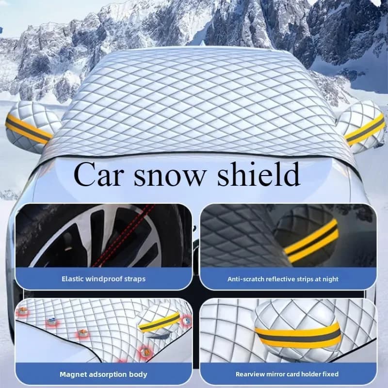 Copertura per parabrezza anteriore per auto, parasole per automobile, copertura per neve, parabrezza per auto, protezione per parasole, gelo, aggiornamento impermeabile