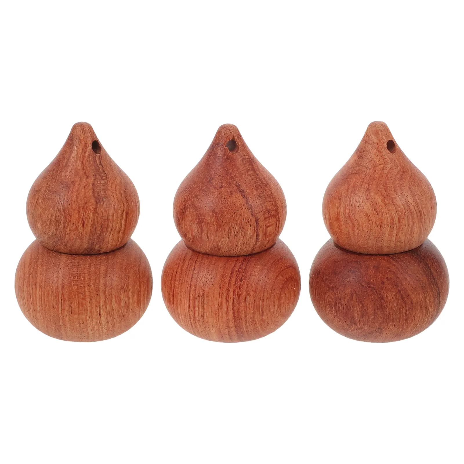 Set di 3 Diffusori di Oli Essenziali per Auto, Pendenti a Forma di Zucca, Bottiglie Ricaricabili con Applicatore a Sfera, Deodorante per Ambienti in Legno Naturale