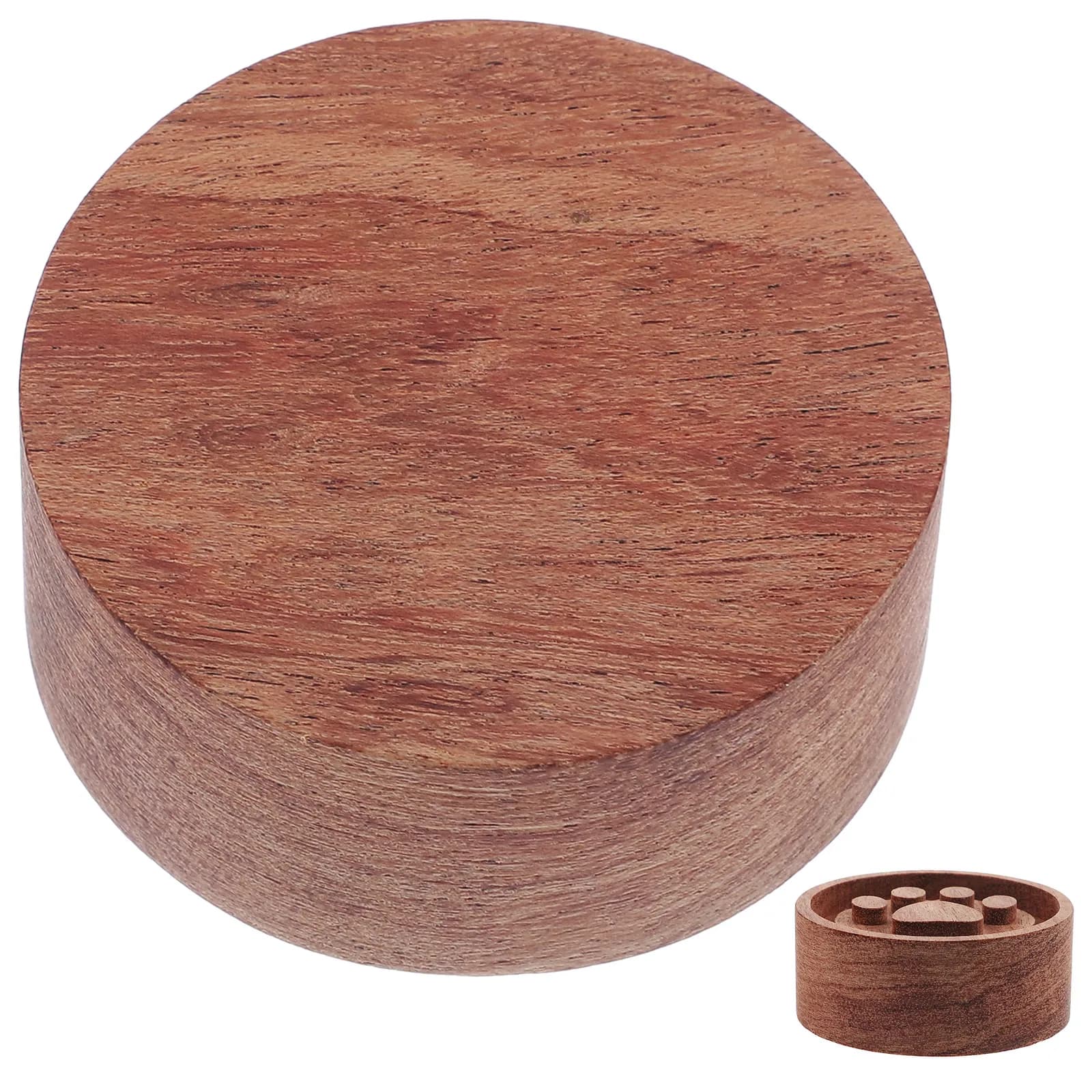 Diffusore di Oli Essenziali in Legno Naturale Rotondo per Casa, Ufficio e Auto, Diffusore di Aromi Decorativo in Legno