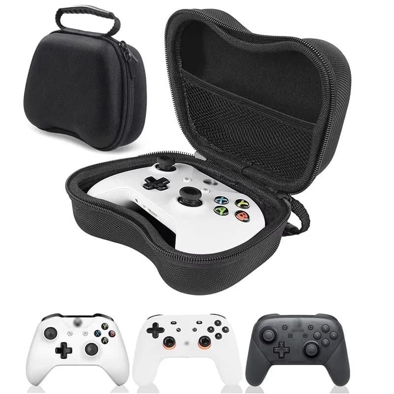 Custodia Rigida Portatile, Borsa da Viaggio, Scatola Protettiva in EVA per Controller di Gioco PS5, Xbox, Switch e Accessori