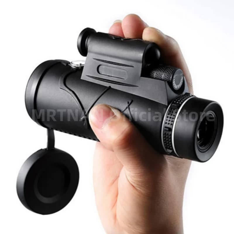 Potente telescopio monoculare 50 x60 HD Zoom a lungo raggio con Clip per telefono treppiede per caccia all'aperto campeggio turismo
