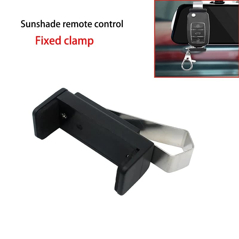 Nuovo supporto per clip per chiave per auto Clip per visiera parasole per auto Controllo porta garage regolabile 45-67mm Accessori per clip per telecomando per garage Apri