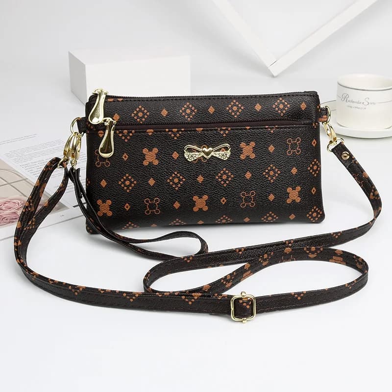 New Women's Small Shoulder Bag, Fashion Long Wallet, Simple Casual Handbag, Women's Feminine Bag, Phone Case