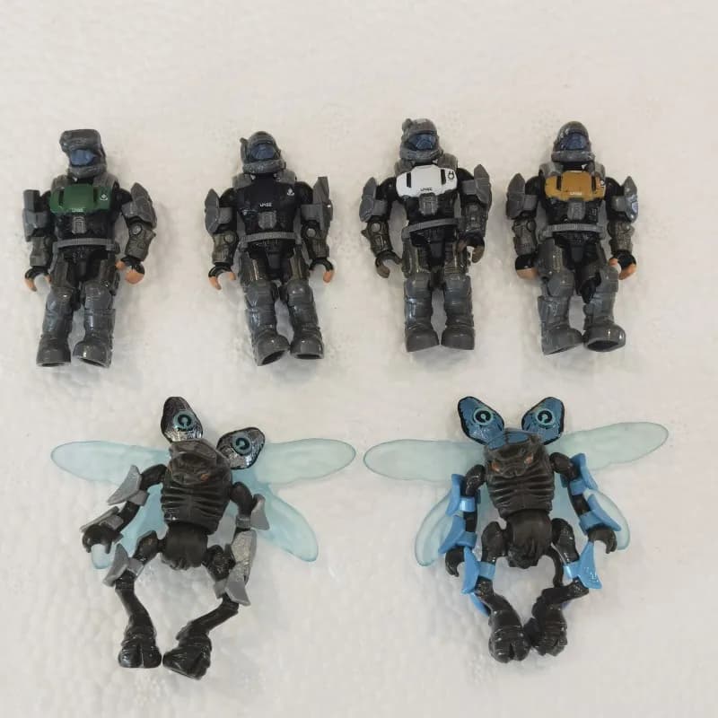 6 FIGURE sciolte giocattolo 1:30 Mini Action Figure Model Toy, da collezione, modello di figura, regalo di Natale e Halloween