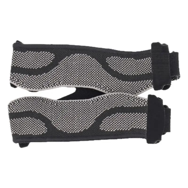 Ginocchiera sportiva per adulti Protezione per ginocchio Attrezzatura fitness elastica Traspirante con striscia per alpinismo ciclismo