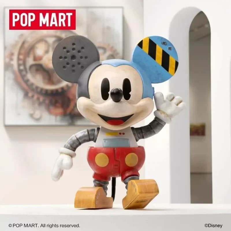 POP MART Disney Anniversario Mickey Curiosity Boundless Series Blind Box Toys Kawaii Anime Action Figure Scatola misteriosa a sorpresa