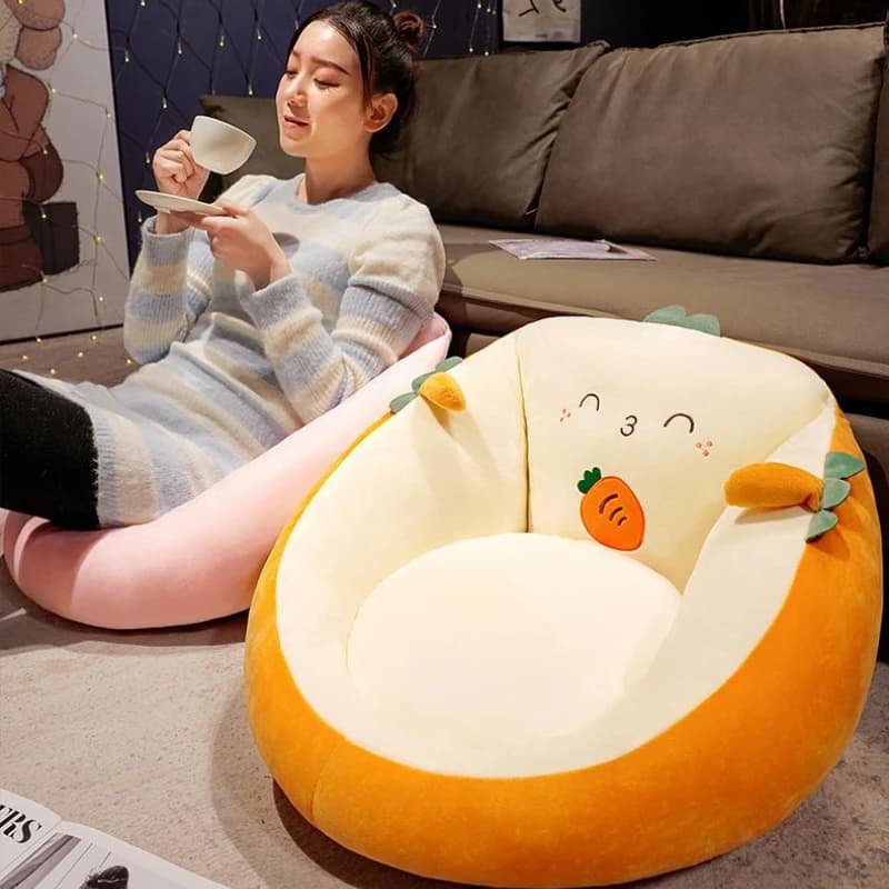 Simpatico cuscino cartone animato morbido e confortevole dormitorio spesso ufficio camera da letto Tatami Mat cuscino antiscivolo cuscino integrato