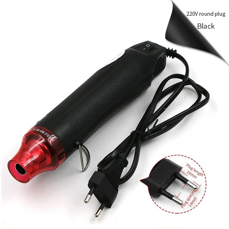 Sedile Termoretraibile In Plastica Pistola Ad Aria 300W 220V Standard UE FAI DA TE Pistola Ad Aria Calda Strumento di Riparazione Del Telefono Mobile Asciugacapelli Supporto di Saldatura