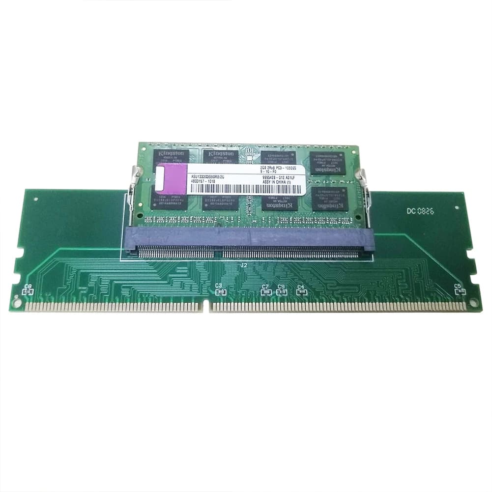 DDR3 Laptop SODIMM a Desktop DIMM RAM Adattatore Scheda di espansione Scheda connettore di memoria PC Interfaccia da 204 pin
