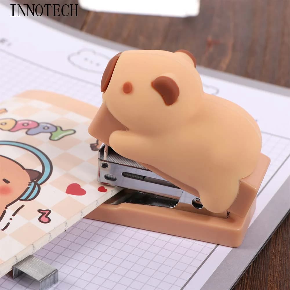 Set di Graffette Capybara Elegante e Pratico per Scuola e Ufficio, Macchina per Rilegatura di Carta per Insegnanti