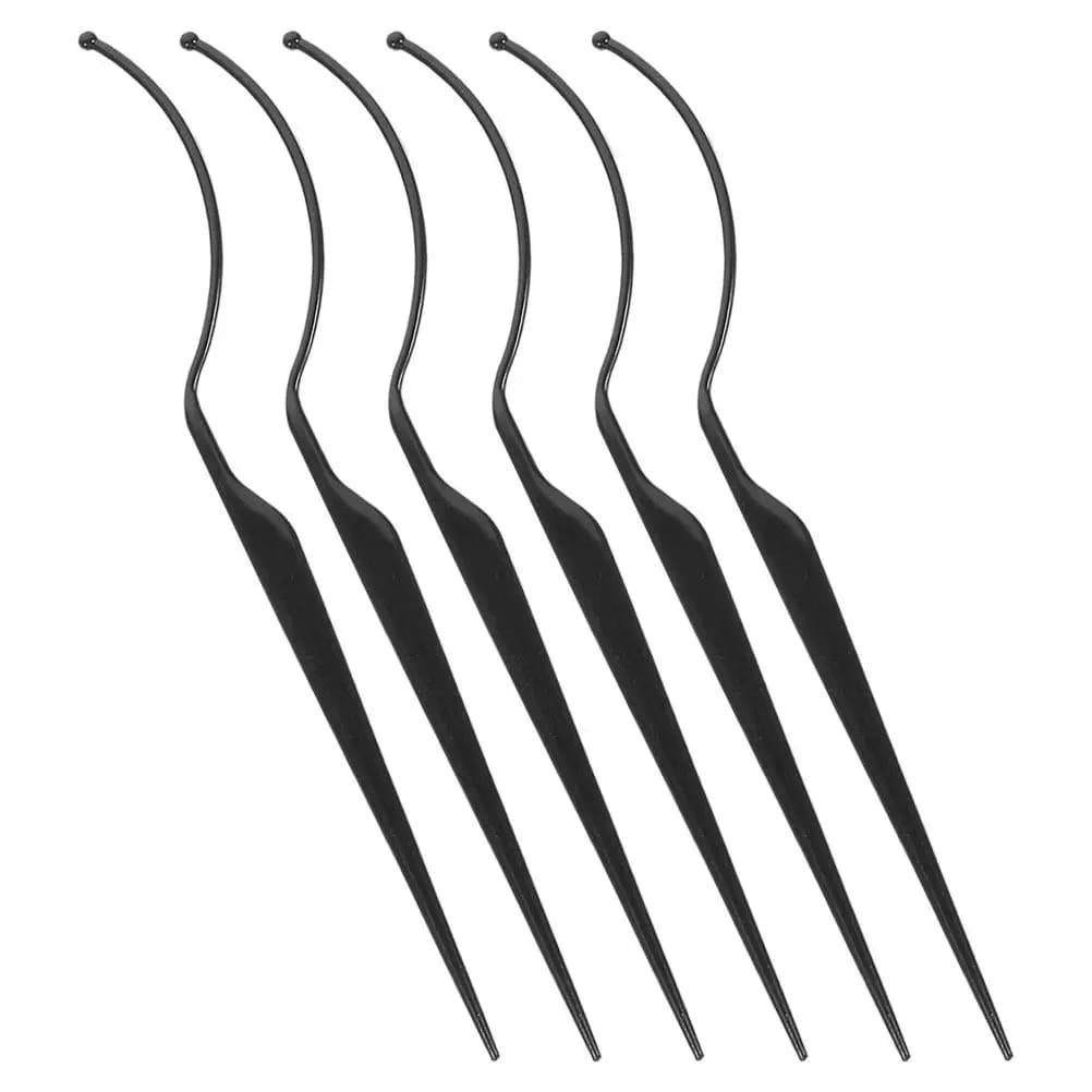 Set di 6 Supporti per Esposizione Ciglia Finte, Organizzatore Riutilizzabile in Acrilico, Strumento Elegante per Truccatori