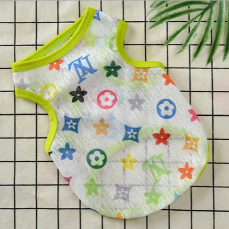 Abbigliamento sottile e traspirante per la protezione solare del cane, gilet estivo per animali domestici, t-shirt, abbigliamento casual per cuccioli di taglia piccola e media