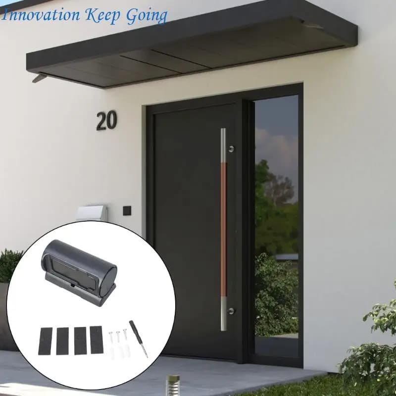 Strumento E65C senza staffe adesive per montaggio a parete Supporto per videocamera per campanello con design resistente alle