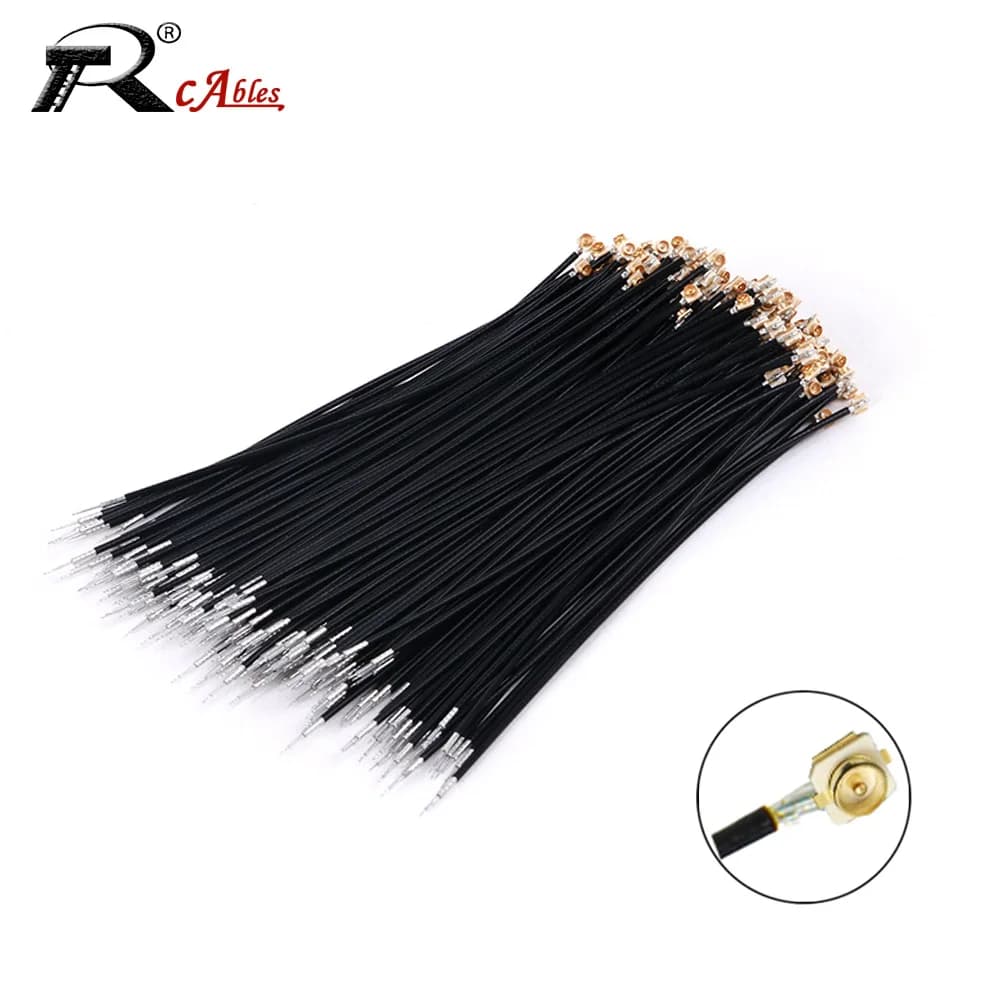 100PCS RG1.13MM 0.81MM U.fl MHF Femmina a PCI Pigtal WIFI Antenna di Estensione RG178 Cavo RF Coassiale Pigtail per Router 3G4GModem