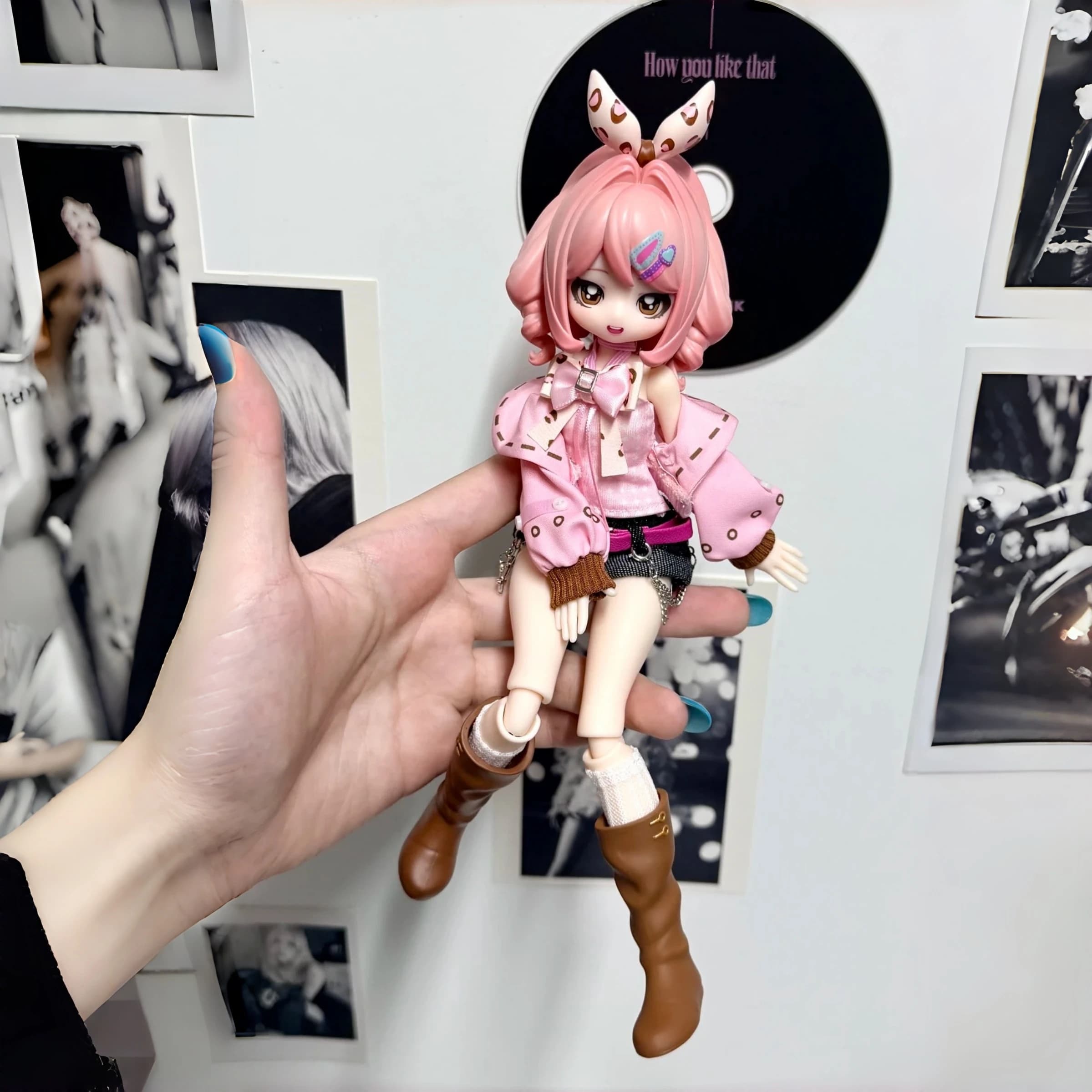 In Stock Rotating Radio Wave 1/6 Scale Bjd Girl Figure Action Figure Moveable Doll Ornament Doll Clothes Doll Accessories