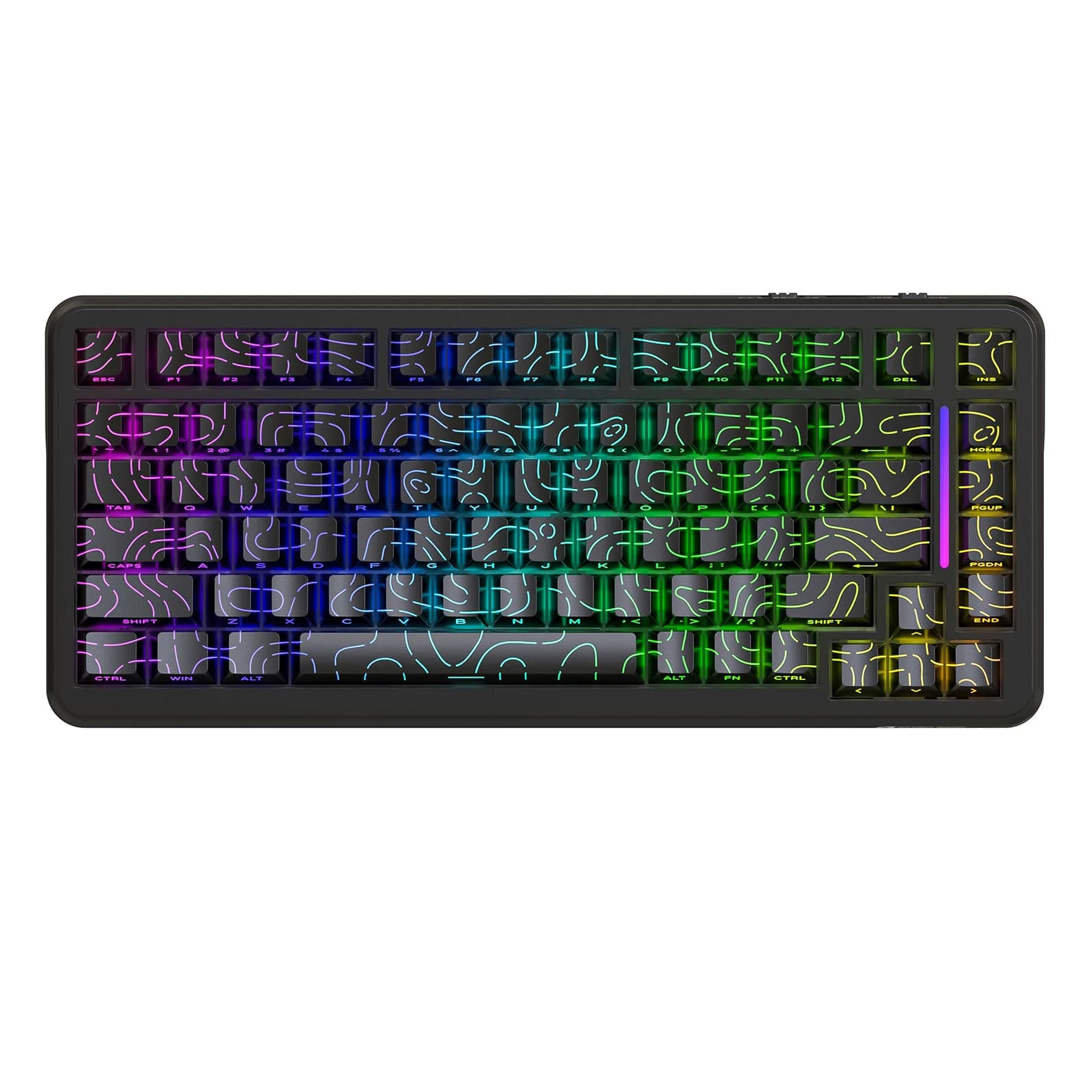 X82PRO HE ATTACK SHARK Tastiera magnetica wireless RGB da 8 KHz, con precisione RT da 0,01 mm, supporto RT/Snap Tap/DKS/MT/TGL