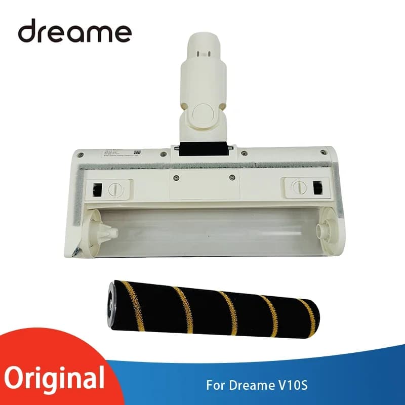 Original Dreame V10S Soft Roller Brush with LED Dust Soft Velvet Floor Brush Head Spare Parts Accessories