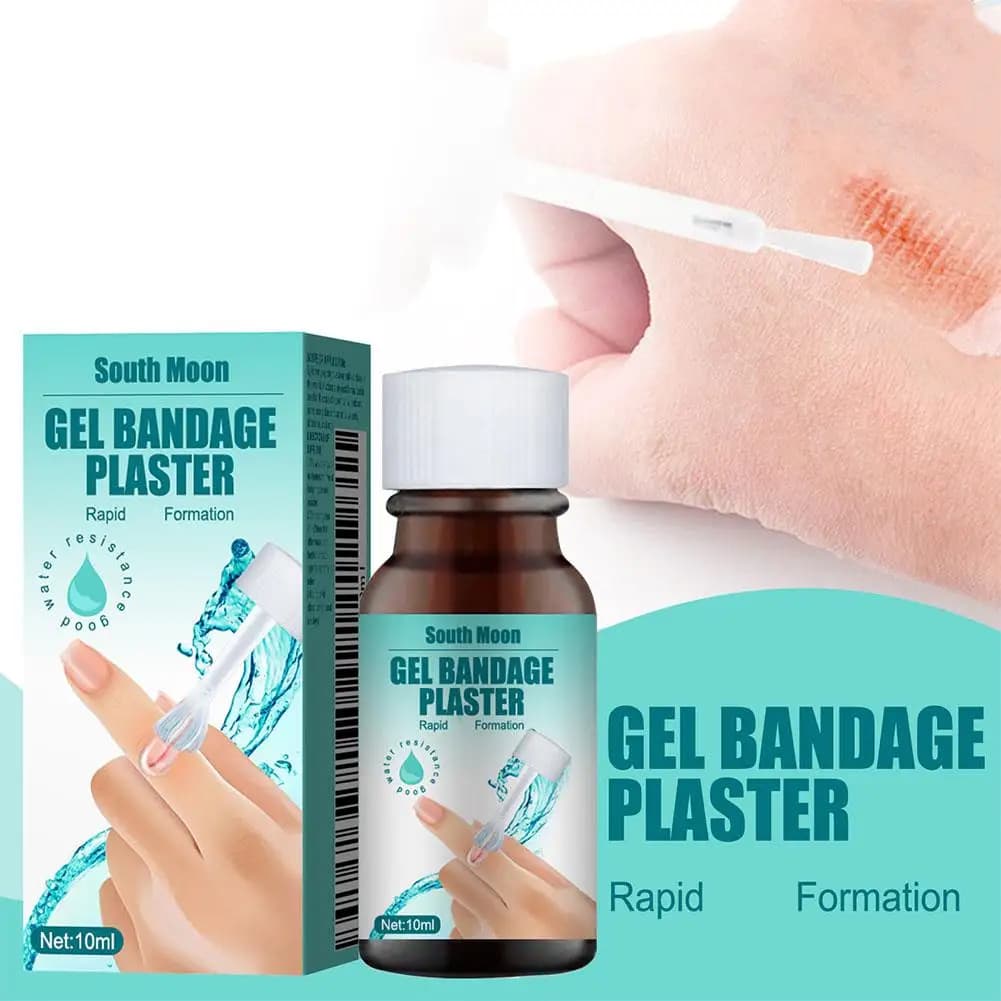 Benda liquida di primo soccorso per ferite in gel medico per pelli sensibili Ferite Guarigione Cerotto adesivo impermeabile Nastro in gesso per emostasi