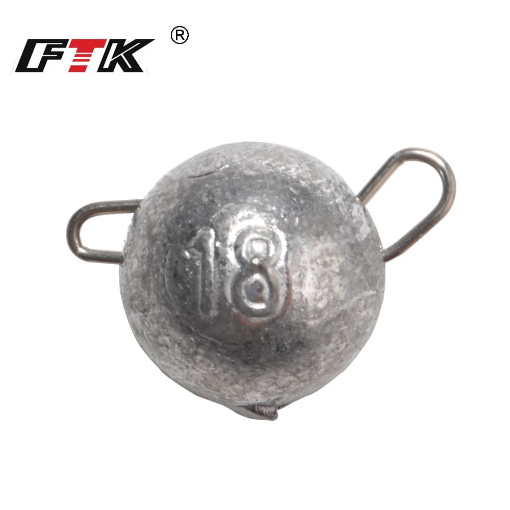 FTK 5 pcs Supercontinent Zavorra Jig Head Fishing 6g8g10g12g14g16g18g Bullet Bearing Soft Hook Group Aggraved Fishing hooks