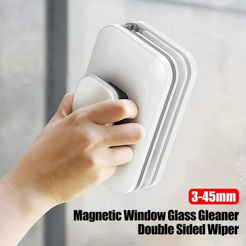 Detergente per vetri magnetico 3-45mm Spazzola per pulire vetri per tergicristalli a doppio lato per lavare le finestre Strumento per la pulizia della casa all'esterno