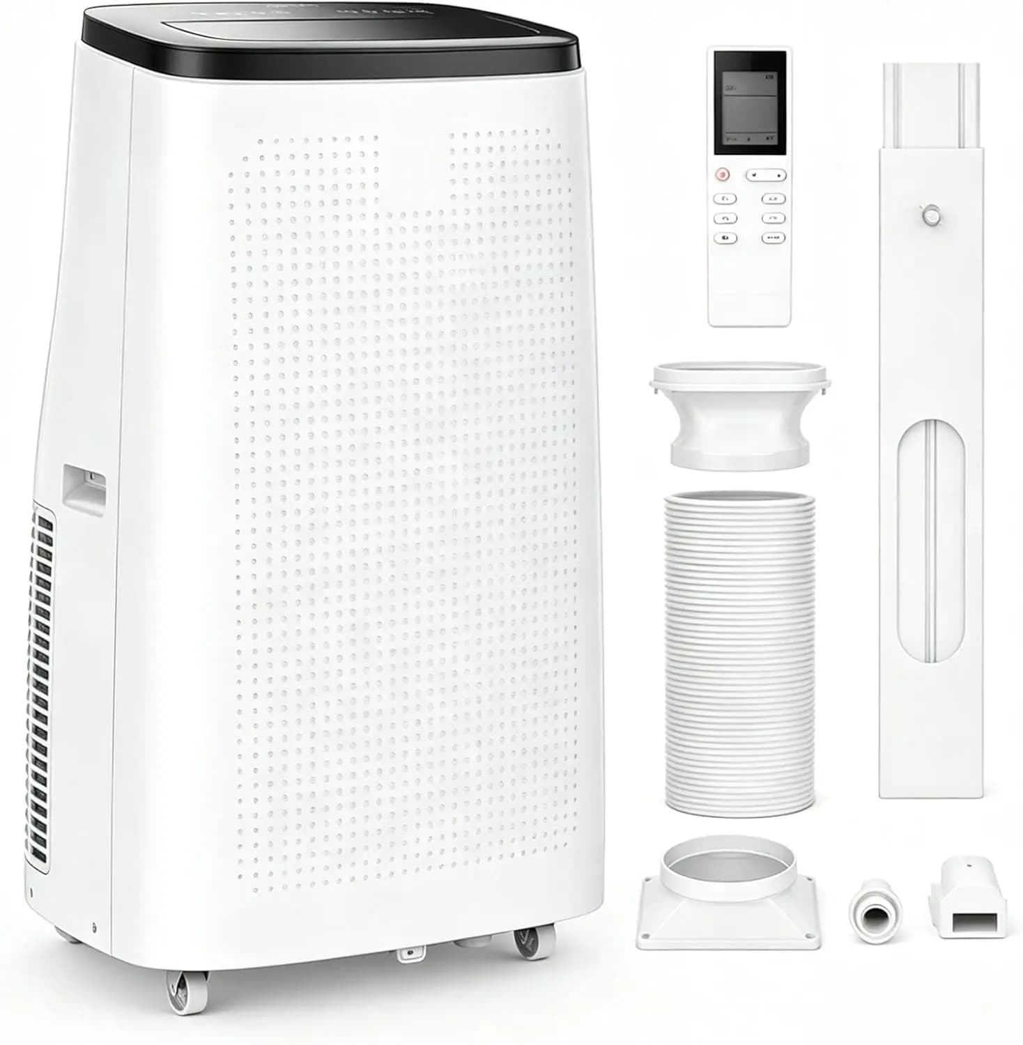 14000 BTU Portable Air Conditioner, Chills Large Rooms up to 700 Sq.Ft, 4-in-1 Cooling System: AC, Dehumidifier, Fan, Remote Control, Quiet Sleep Function, Energy-Saving for Home, Office, Garage