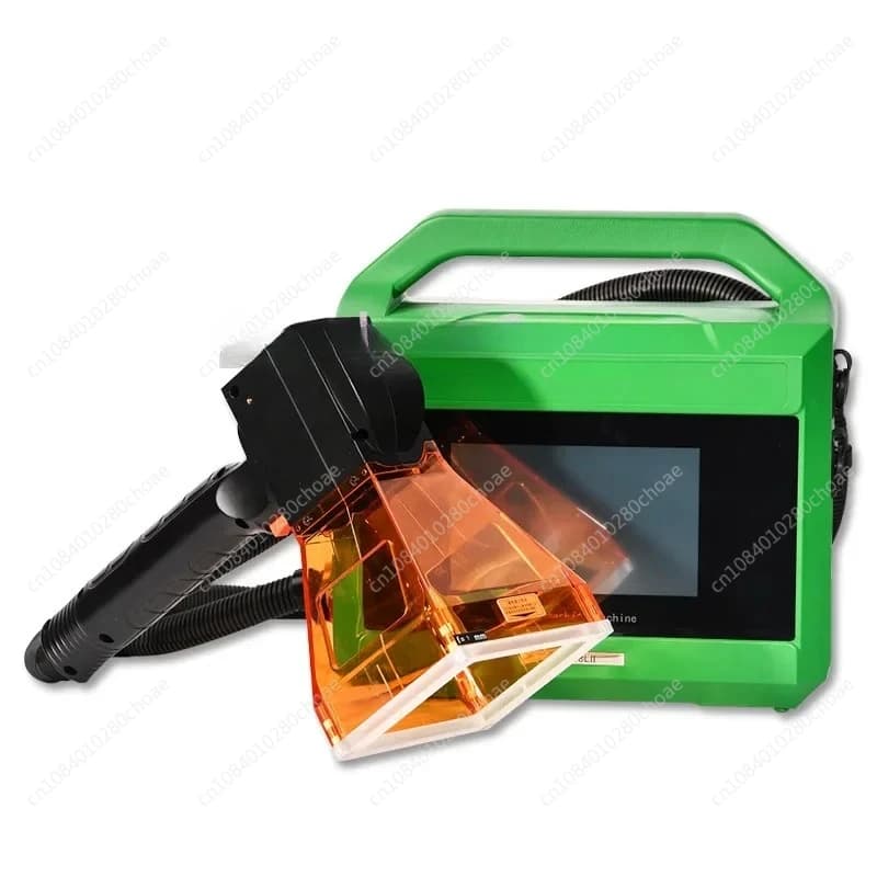 Macchina per incisione laser portatile adatta per scatole di cartone, metallo e plastica