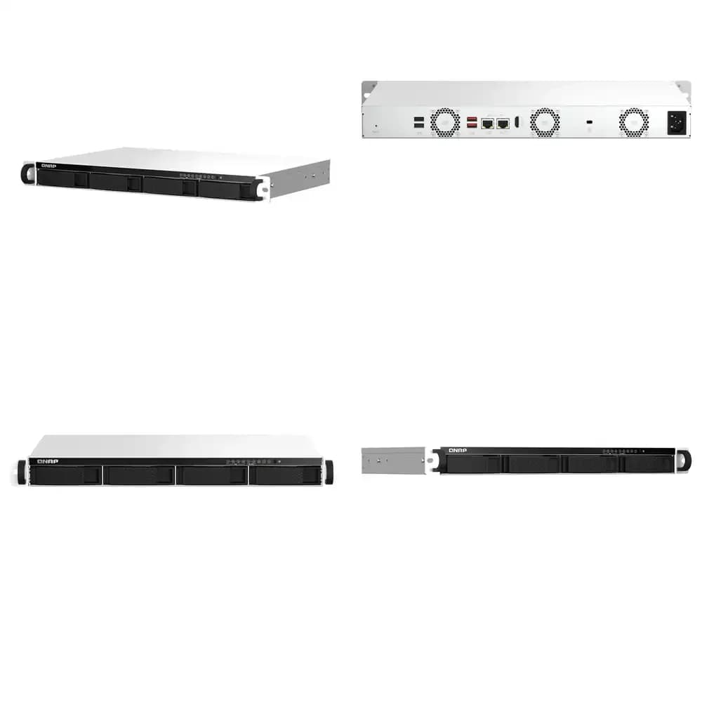 NAS Rackmount 1U a Chassis Corto TS-464eU-8G con Interfaccia USB 2.5G e SSD M.2 NVMe, Prestazioni Migliorate
