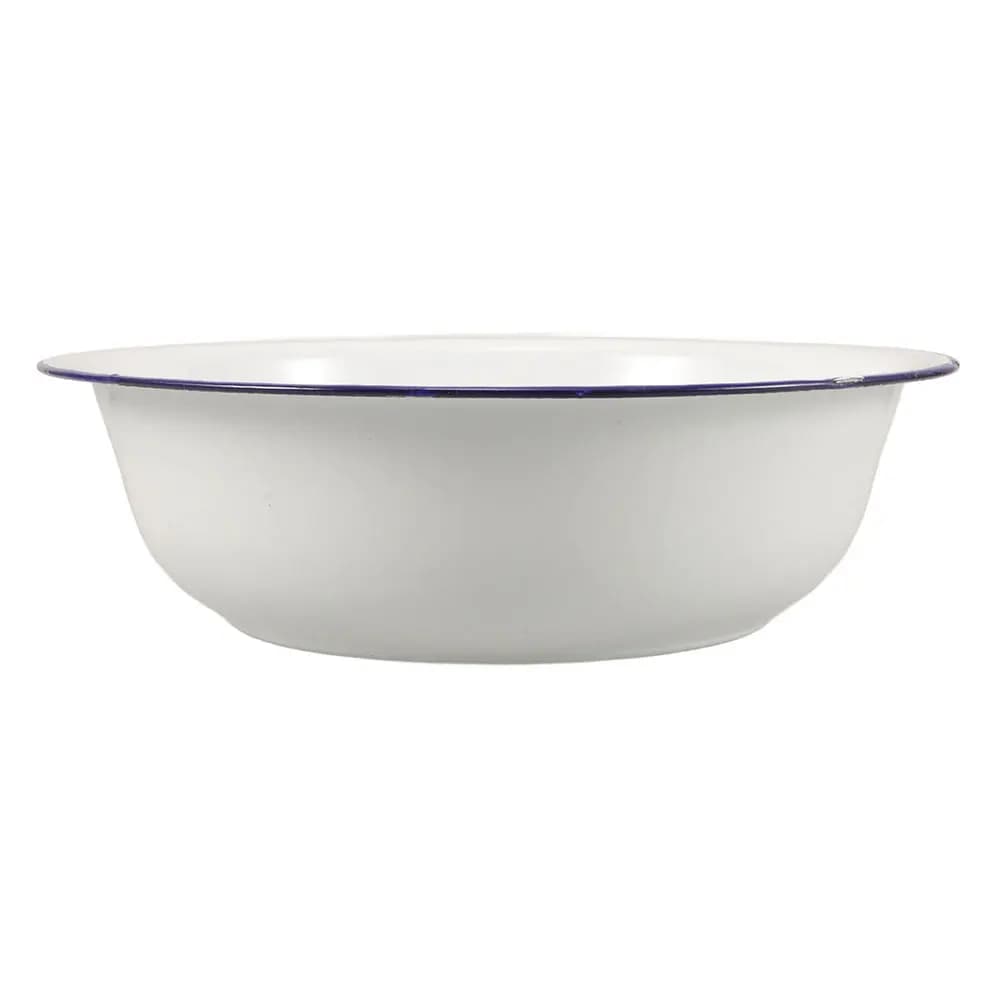 Lavabo per pediluvio smaltato vintage Vasca per il lavaggio in ceramica retrò Secchio per il viso per bucato multifunzionale Decorazioni per la casa pieghevoli durevoli