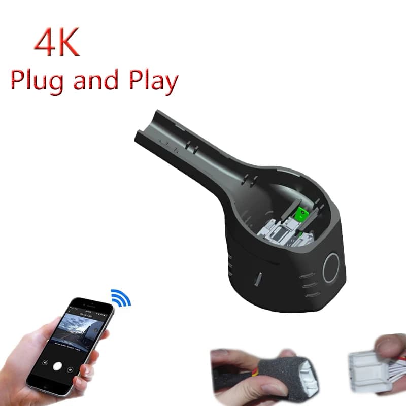 4K Plug And Play For Chery Ant 2024 2025 iCAR v23 Car recorder Wifi DVR Dash Cam Camera FHD 2160P