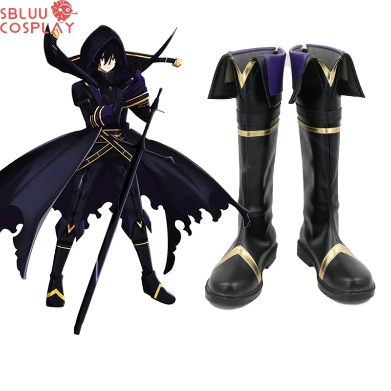 SBluuCosplay Cid Kageno Scarpe Cosplay Stivali su misura Halloween Party Prop