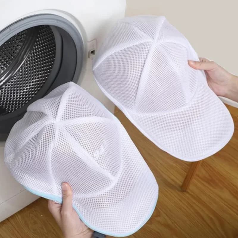 Anti-Deformation Protective Bag for Washer for Baseball Hats, Bag with Hinge for Washing and Conservation Hats and Clothes Washing Machine