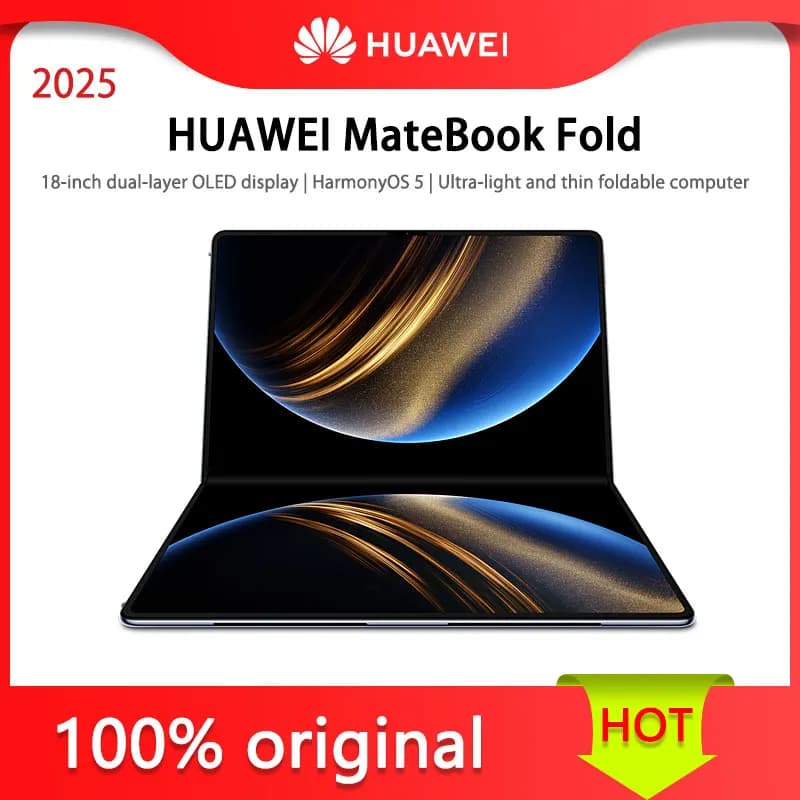 HUAWEI MateBook Fold Extraordinary Master Display OLED a doppio strato da 18 pollici HarmonyOS 5 Computer pieghevole ultraleggero e sottile,