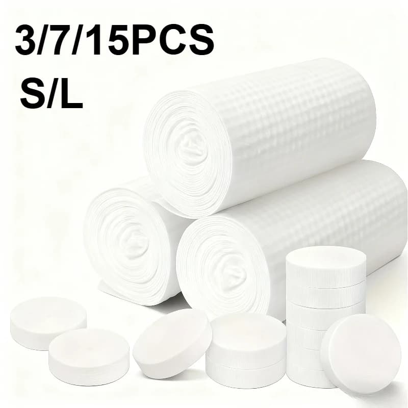 3/7/15PCS Asciugamano da bagno compresso Asciugamano da bagno usa e getta Asciugamano compresso spesso Viaggio Campeggio Spiaggia Nuoto