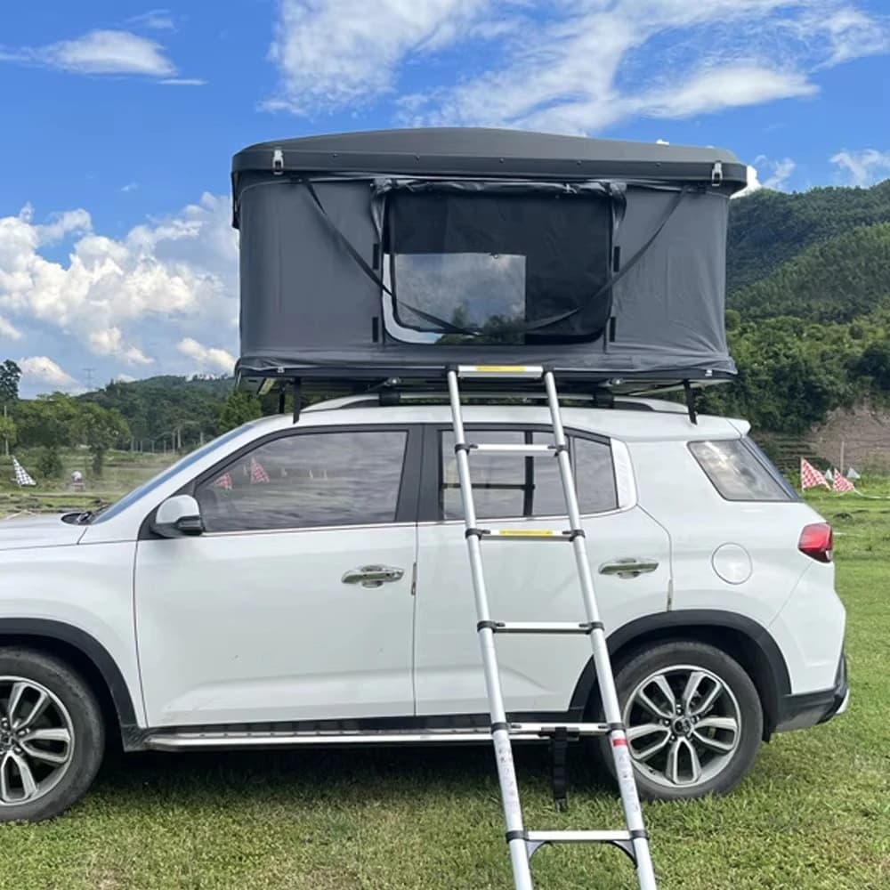 Tenda da Tetto Completamente Automatica per SUV e Berlina, Universale per Campeggio all'Aperto, Viaggi, Auto, Impermeabile, Resistente al Freddo, per Tutte le Stagioni