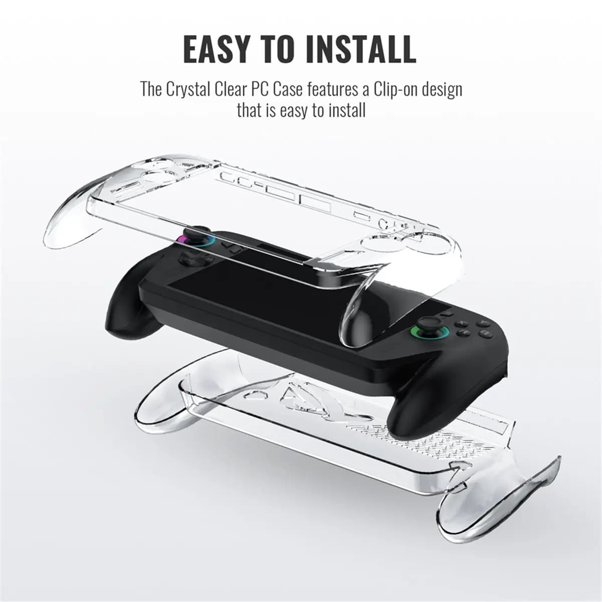 goodidea Per ROG XBOX Ally X/Y Custodia trasparente in cristallo Protezione antiurto e antigraffio per dispositivi