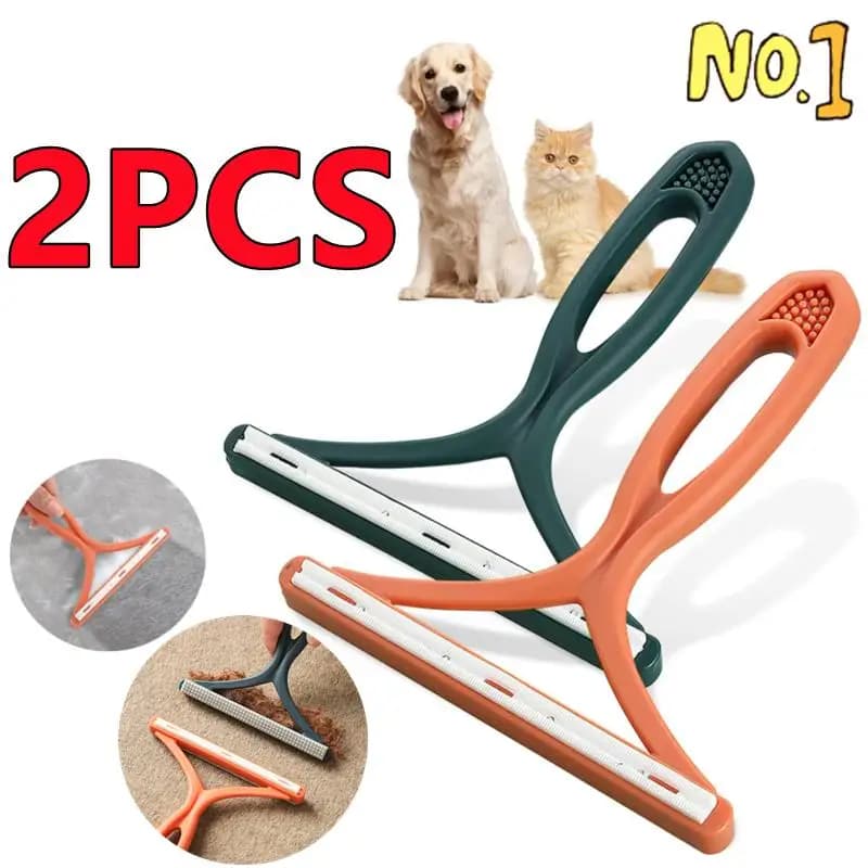2/1PC Silicone Double Sided Pet Hair Remover Lint Remover Strumento Pulito Rasoio Maglione Cleaner Tessuto Rasoio Raschietto Vestiti Tappeto