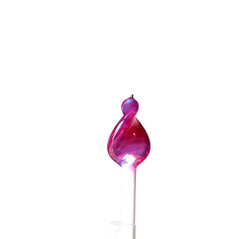 EXP41 540 Rose red protein bar, burnt glass lamp rod, colored borosilicate glazed hard material