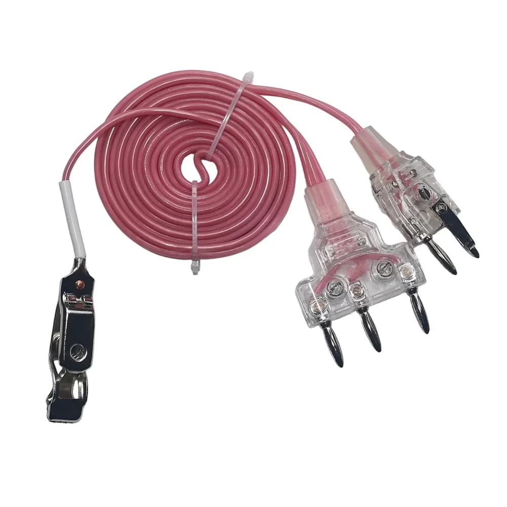 Cavo per Scherma Sportiva con Nucleo in Rame per Foil, Cavo con Morsetto 180 cm 71 Pollici per Allenamento e Competizione