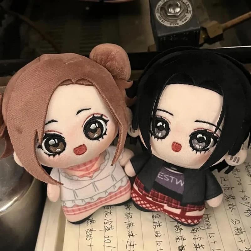 Bambole di Peluche Nana Osaki 10cm, Morbidi Giocattoli Cartoon Nana Komatsu, Collezione di Bambole Imbottite, Regali