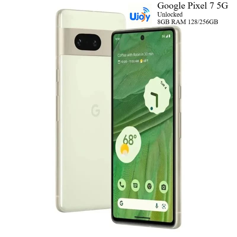 Google Pixel 7 5G Unlocked Smartphone 6.3 Inch 90Hz AMOLED 8GB RAM 128/256GB 50MP Camera 4355mAh NFC Android Mobile Phone