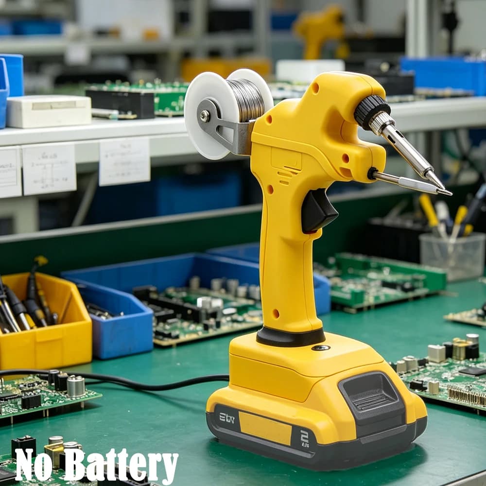 Kit Saldatore Portatile a Batteria Li-ion 18V per DeWalt/Milwaukee/Bosch/Makita, per Progetti di Riparazione Fai-da-Te