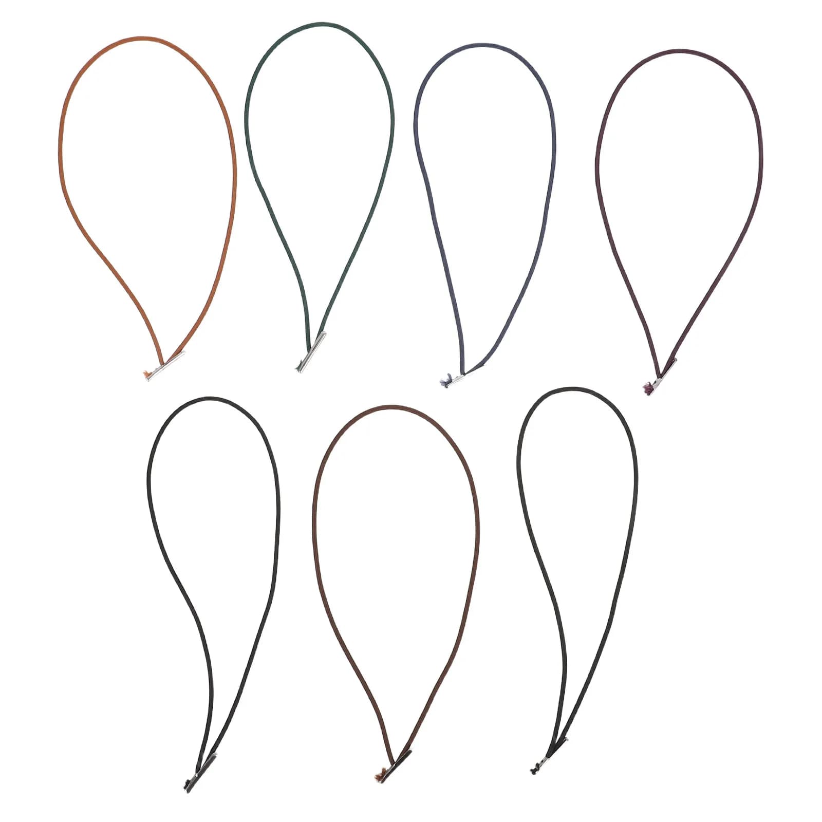 Set di 7 Elastici per Quaderni da Viaggio, Cinghie Regolabili per Libri, Diari e Agende, Accessori Organizzativi da Viaggio