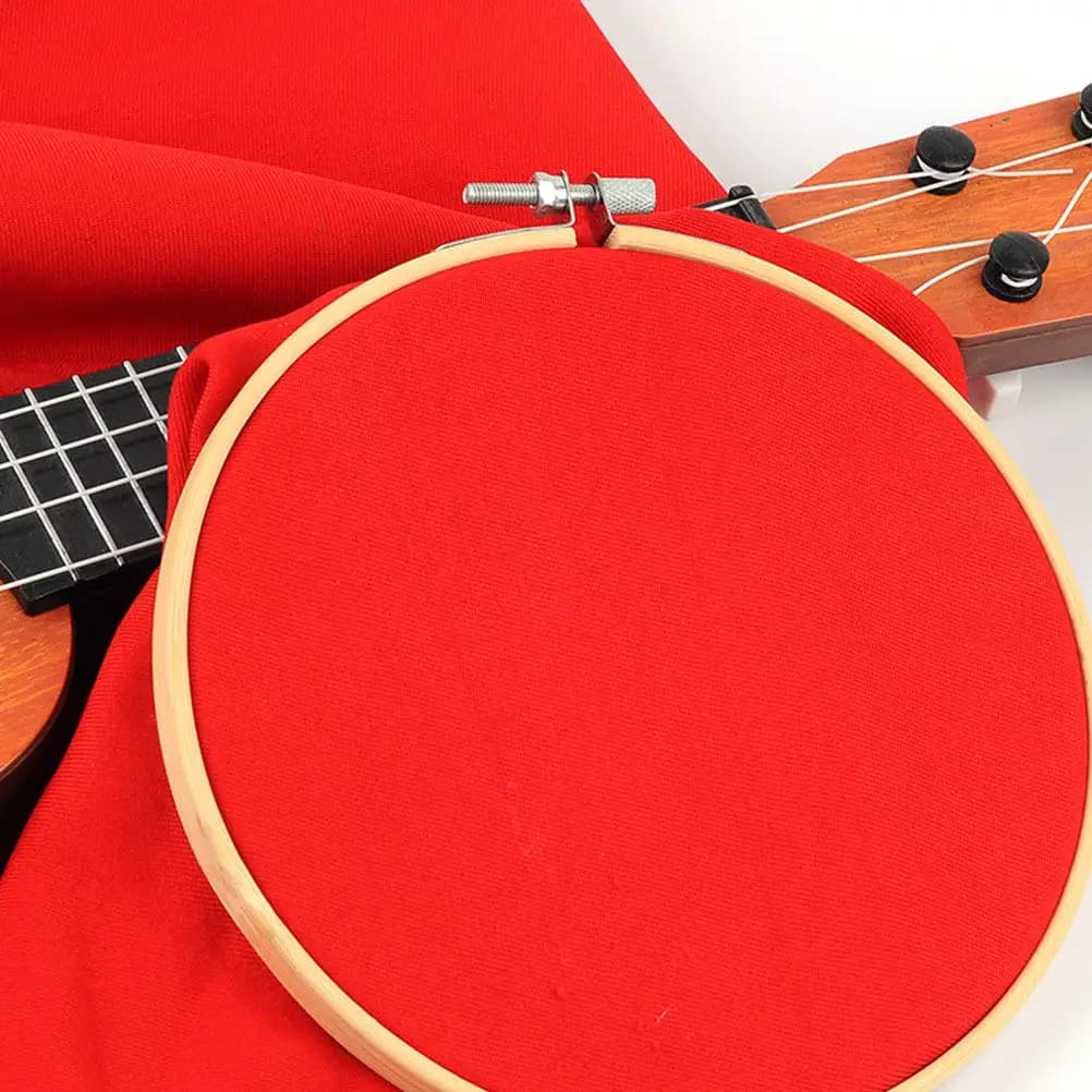 6Pcs Mini Bamboo Embroidery Hoops Cross Stitch Fixing Frame Eco Friendly Hand Made Smooth Finish Hanging Pendant Craft