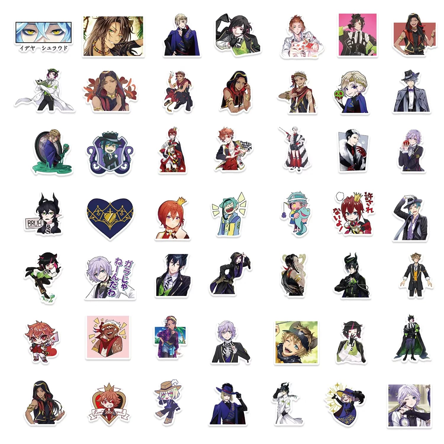 10/50PCS Disney Twisted-Wonderland Adesivo Gioco Fresco Del Fumetto Della Decalcomania FAI DA TE Del Computer Portatile Del Telefono Chitarra di Skateboard Tazza Auto Classico giocattoli per bambini