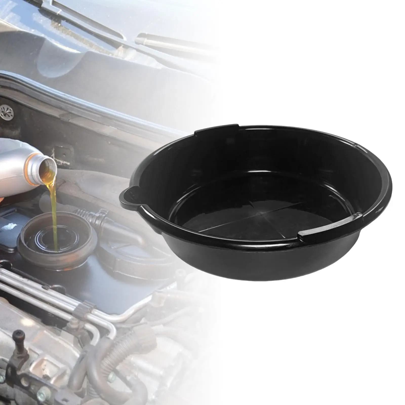 6,5 liters oil discharge tank container for easy spray leakage cleaning tank for oil change truck garage for motorcycle