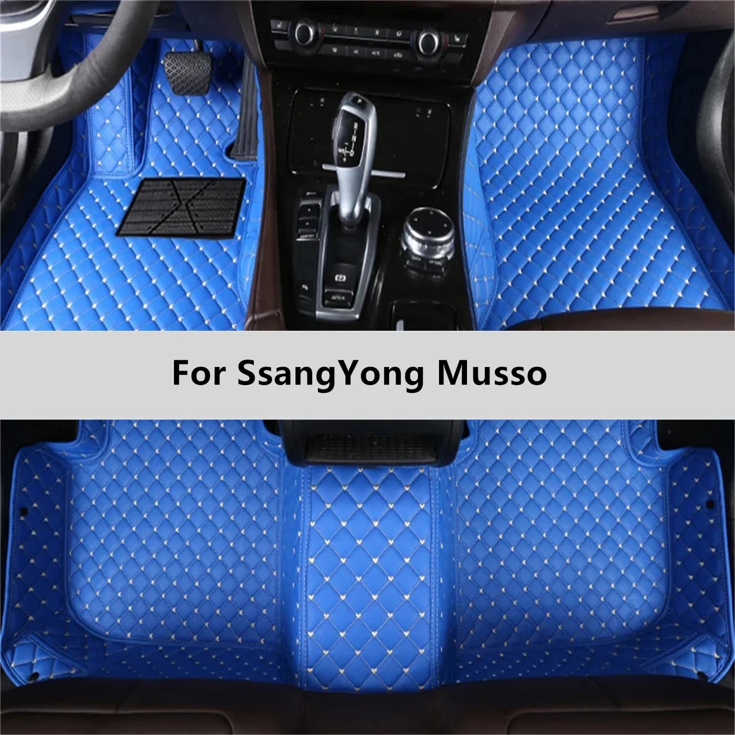 Tappetini auto personalizzati per SsangYong Musso 2020 2021 2022 2023 2024 2025 2026 Tappetino Tappetino per auto Accessori Accessori interni