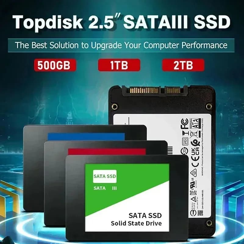 High Speed 4TB Solid State Disk SSD 1TB 2TB Internal HDD Hard Drive Sata3 2.5 Inch For Laptop Microcomputer Desktop