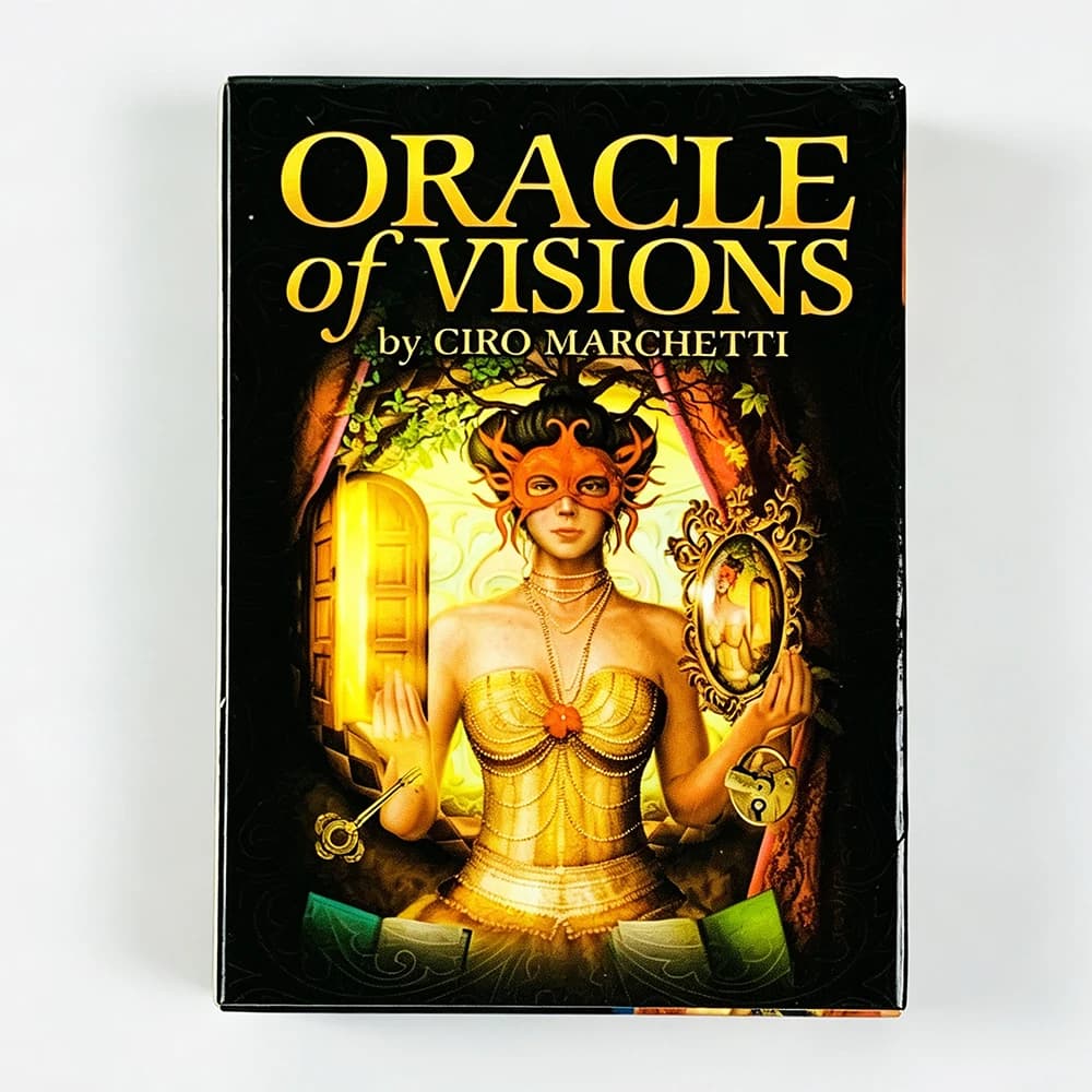 Nuove carte Oracle Of Visions, mazzo da 52 carte per divinazione e metafisica, ideali per viaggi, meditazione e pratiche spirituali