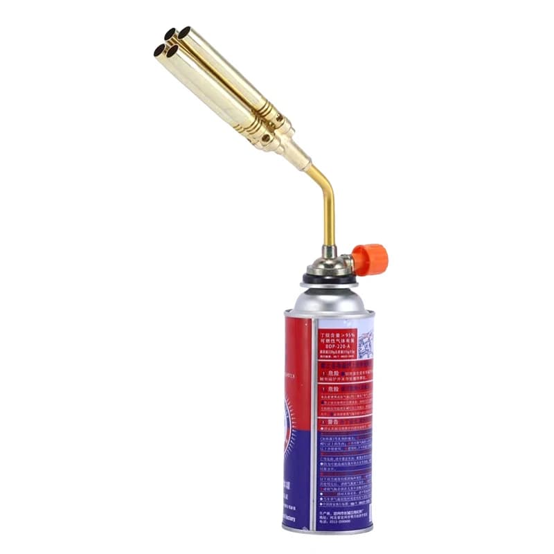 NUOVO Bruciatore a Butano, Torcia a Gas per Saldatura, Pistola a Fiamma, Lanciafiamme per Brasatura, Pistola Termica Portatile per Campeggio e Barbecue